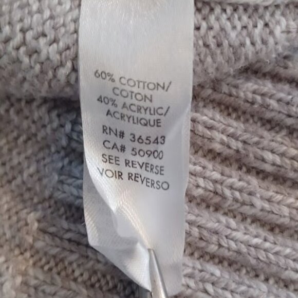 CALVIN KLEIN Zip-Up Cardigan - Size Large - Picture 6 of 7